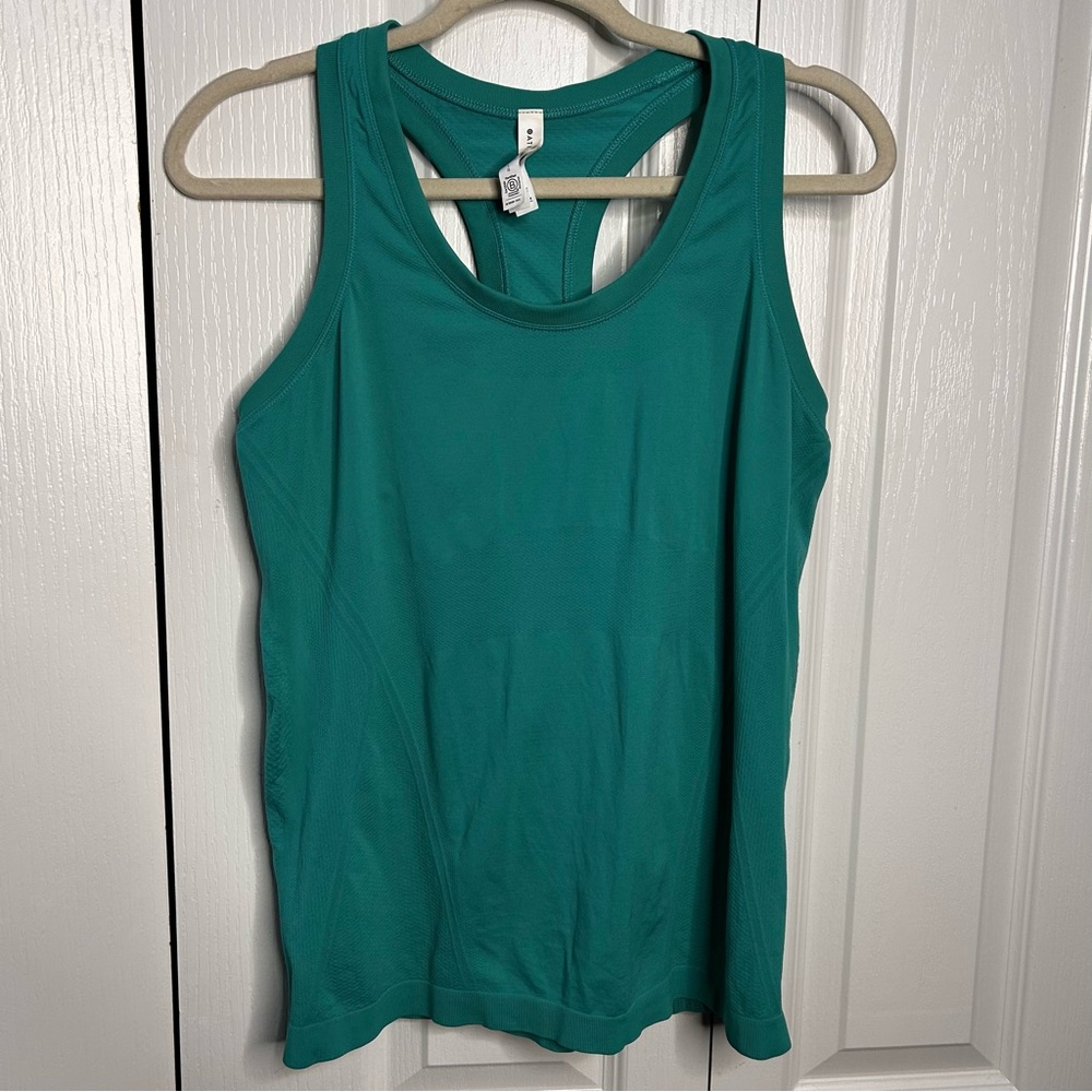 Athleta Teal Racerback Tank Top